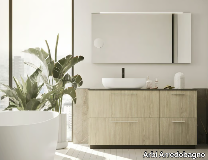 HO.ME PLUS 06 - Floor-standing single vanity unit with drawers _ Arbi Arredobagno