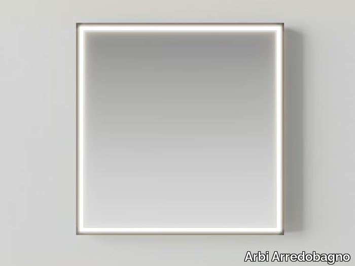 HIDE - Bathroom mirror with integrated lighting _ Arbi Arredobagno