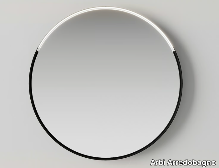 SOUL - Wall-mounted bathroom mirror with integrated lighting _ Arbi Arredobagno