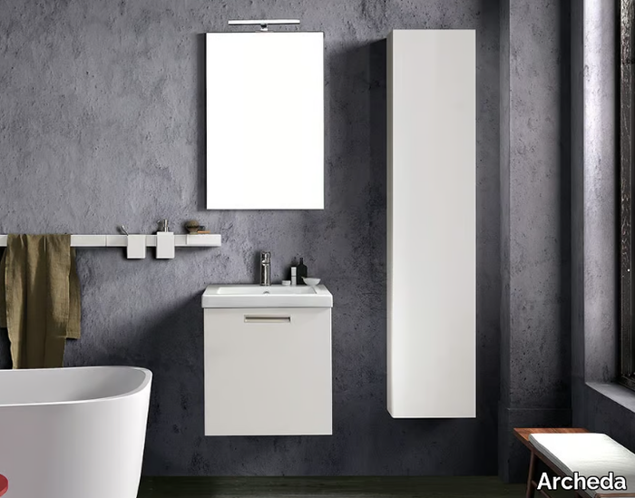 LIGHT 01 - Vanity unit with mirror _ Archeda