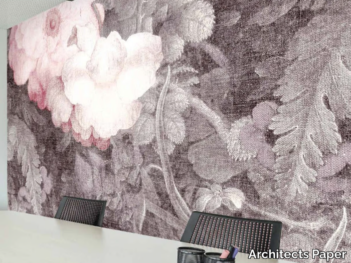 ART BLOSSOM - Washable nonwoven wallpaper with floral pattern _ Architects Paper