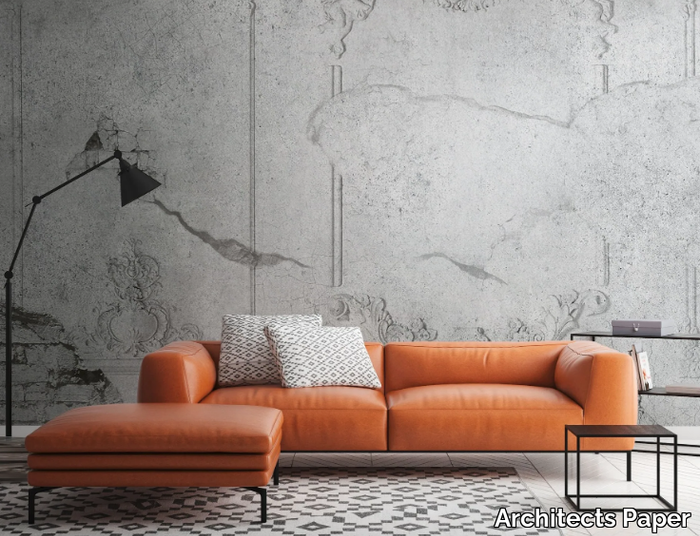 BAROCCO WALL - Digital printing vinyl wallpaper _ Architects Paper