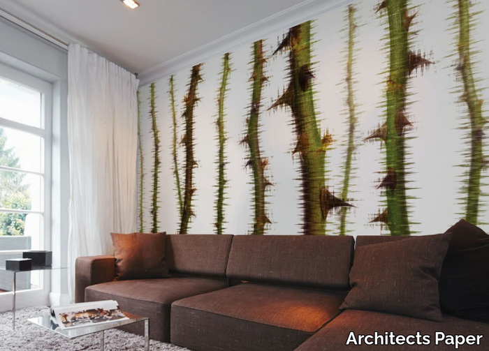 BLURRED THORNS - Washable nonwoven wallpaper _ Architects Paper