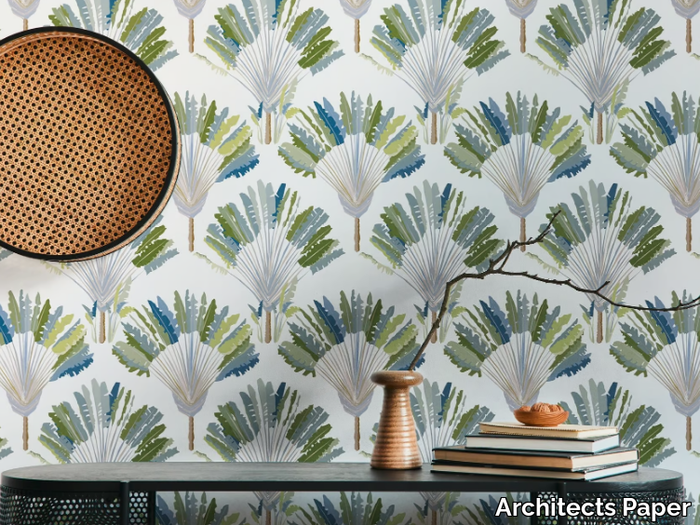 JUNGLE CHIC - Ecological nonwoven wallpaper with floral pattern _ Architects Paper