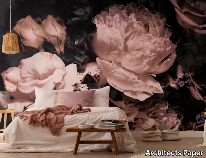 ROSY ROSES - Digital printing vinyl wallpaper _ Architects Paper