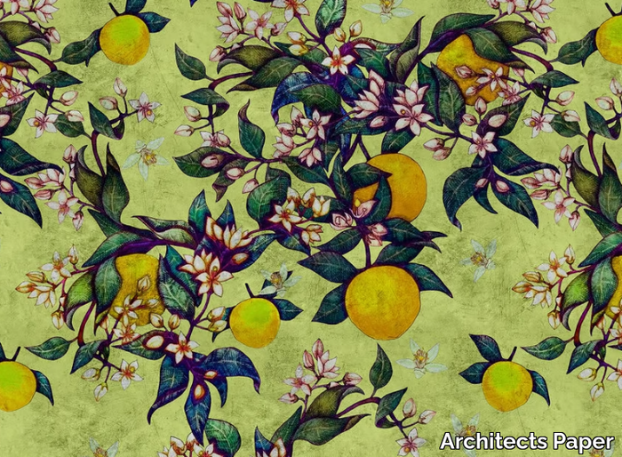 GRAPEFRUIT TREE - Digital printing wallpaper _ Architects Paper