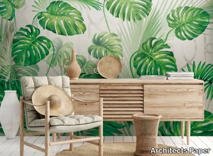 MONSTERA I - Digital printing vinyl wallpaper _ Architects Paper