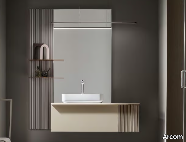 POLLOCK TRAME - COMPOSITION 92 - Wall-mounted vanity unit with drawers _ Arcom