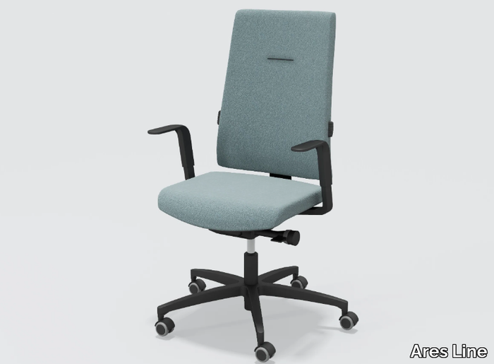 ZERO7 ELEGANT - Swivel office chair with armrests _ Ares Line