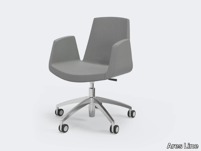 JOLLY - Swivel chair with armrests _ Ares Line