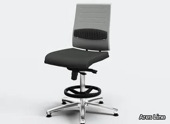 ZERO7 POLYPROPYLENE - Swivel office stool _ Ares Line