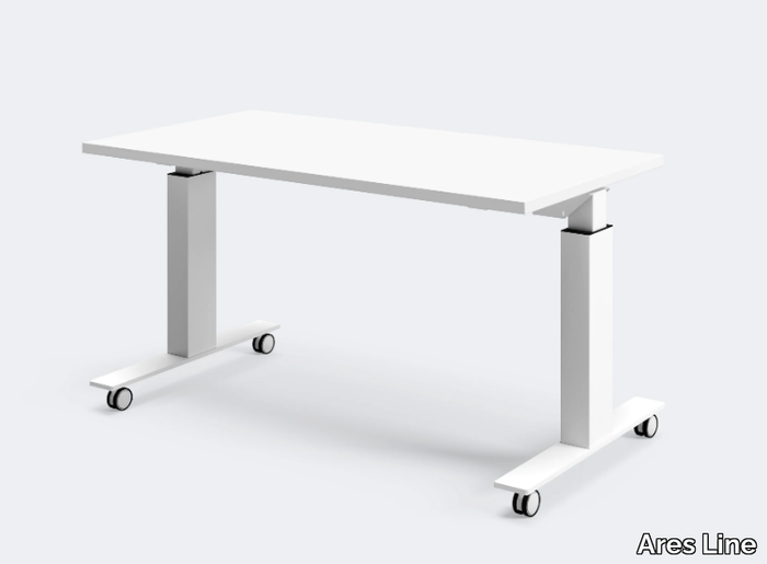 HIP-UP T-MATIC - Height-adjustable workstation desk _ Ares Line