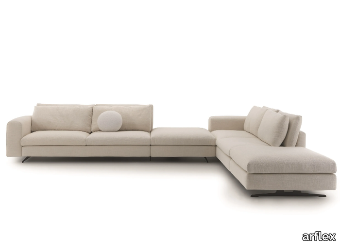 LEENUS - Sectional fabric sofa _ arflex