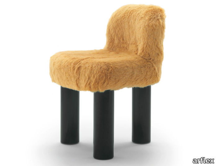 BOTOLO HIGH - Upholstered fur easy chair _ arflex