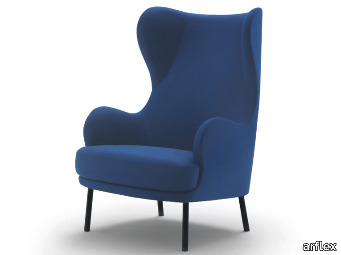 BRIGITTE - Bergere fabric armchair with armrests _ arflex