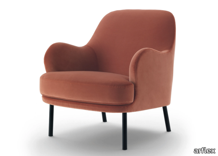 BRIGITTE - Fabric armchair with armrests _ arflex