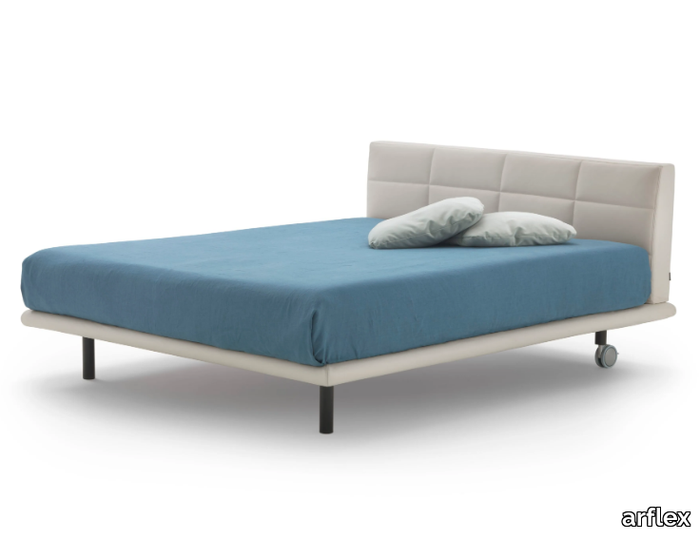 LEDLETTO - Double bed with upholstered headboard _ arflex