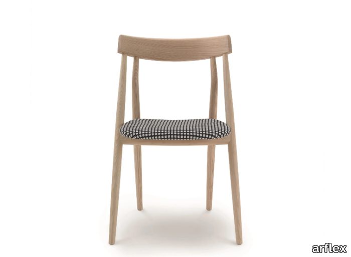 LIZZY - Solid wood chair with integrated cushion _ arflex