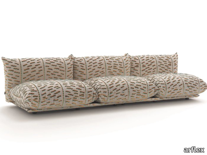 MARENCO - Sofa with removable cover without armrests _ arflex