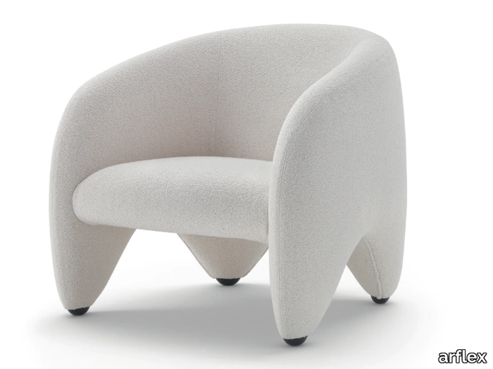 YUZU - Upholstered fabric armchair with armrests _ arflex