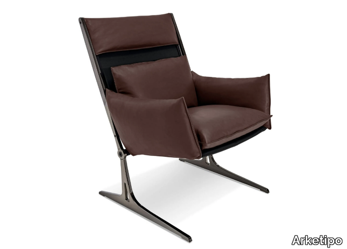 BARRACUDA - Leather armchair _ Arketipo