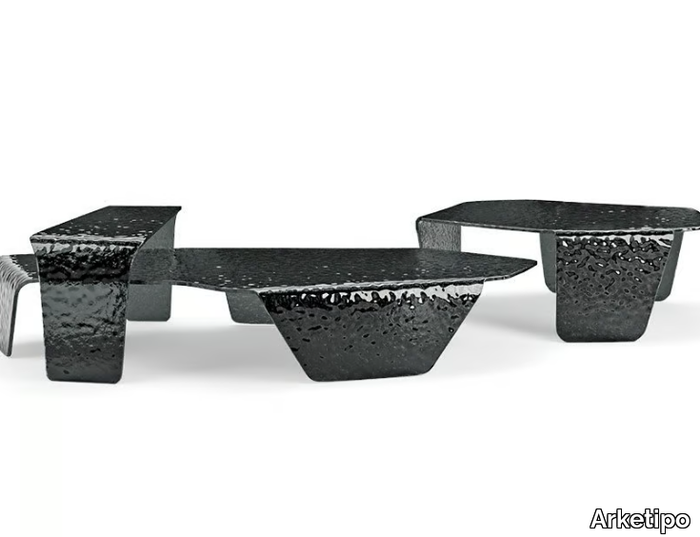 CHIMERA - Tempered glass coffee table _ Arketipo