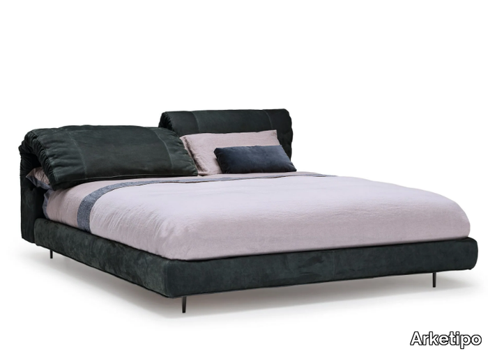 CRAZY DREAM - Fabric double bed with upholstered headboard _ Arketipo