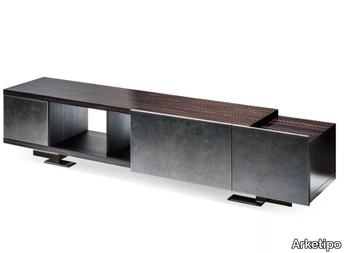 ENDOR - Sucupira sideboard with sliding doors _ Arketipo