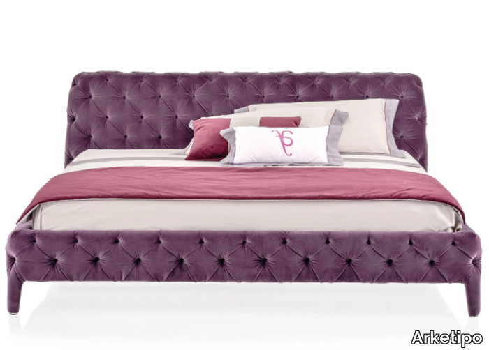 WINDSOR DREAM - Double bed with tufted headboard _ Arketipo