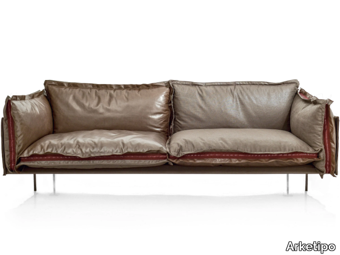 AUTO-REVERSE - 2 seater leather sofa _ Arketipo