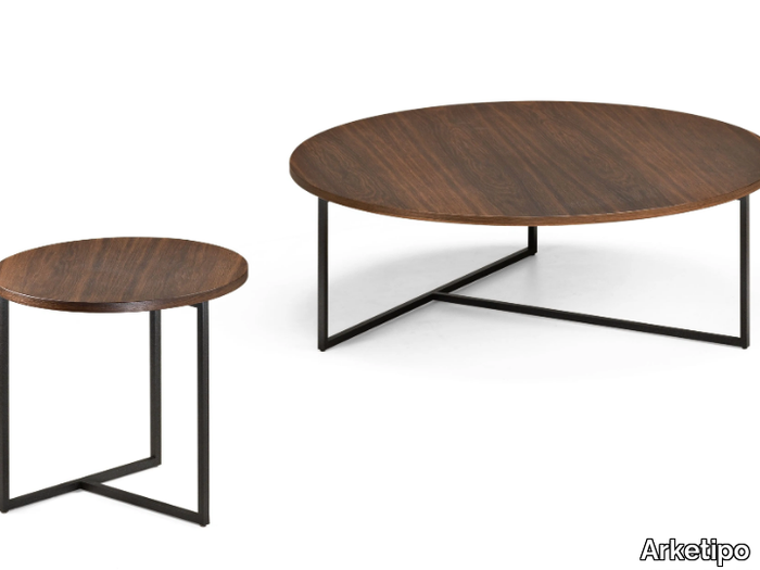 ARMONIA - Round Sucupira coffee table _ Arketipo