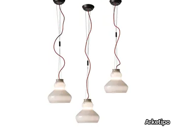 BLOB - Glass pendant lamp _ Arketipo