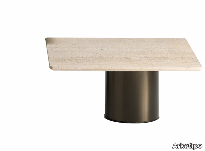 PETRA - Square stone coffee table _ Arketipo