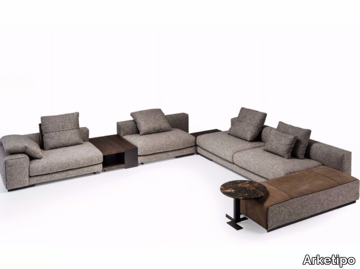 ATLAS - Corner sectional fabric sofa _ Arketipo