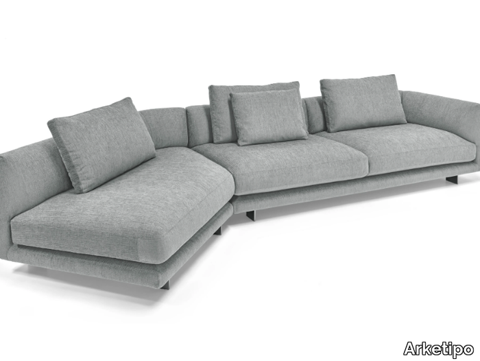 SELF CONTROL - Sectional fabric sofa _ Arketipo