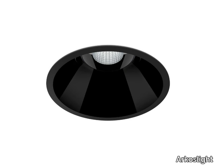 SHOT LIGHT BIG - Recessed round aluminium spotlight _ Arkoslight