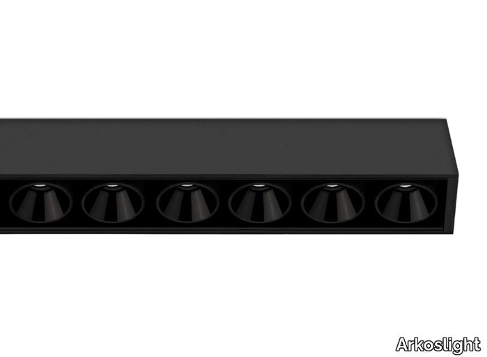 BLACK FOSTER SURFACE 10 - LED multiple aluminium spotlight _ Arkoslight