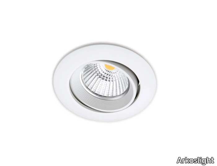 DOT TILT - Recessed LED round spotlight _ Arkoslight