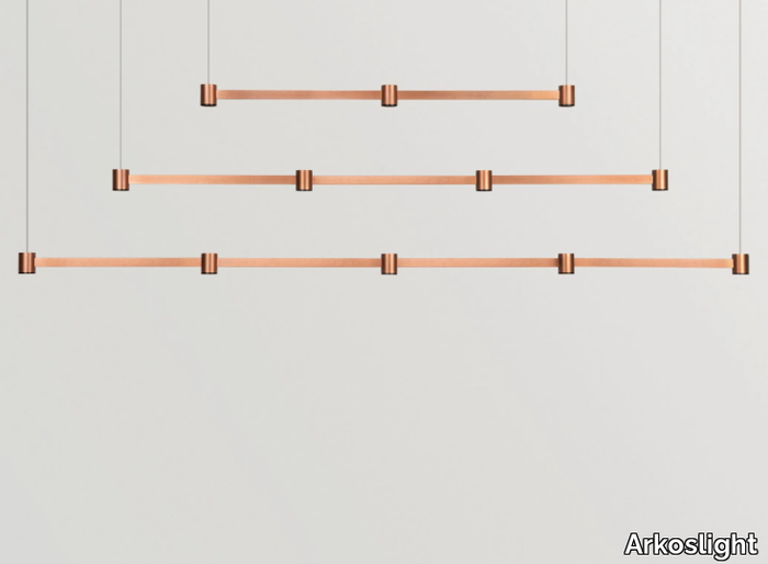ART MODULAR - LED brass pendant lamp _ Arkoslight