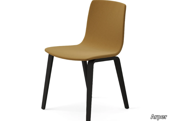 AAVA 02 - Four wood legs chair _ Arper