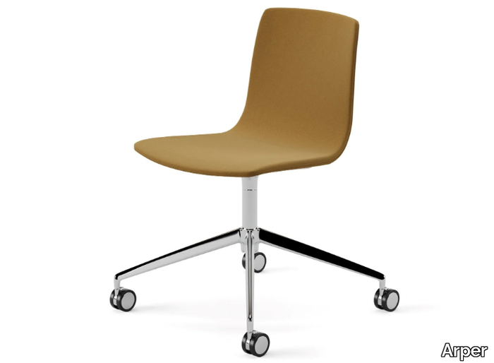 AAVA 02 - Swivel chair with castors _ Arper