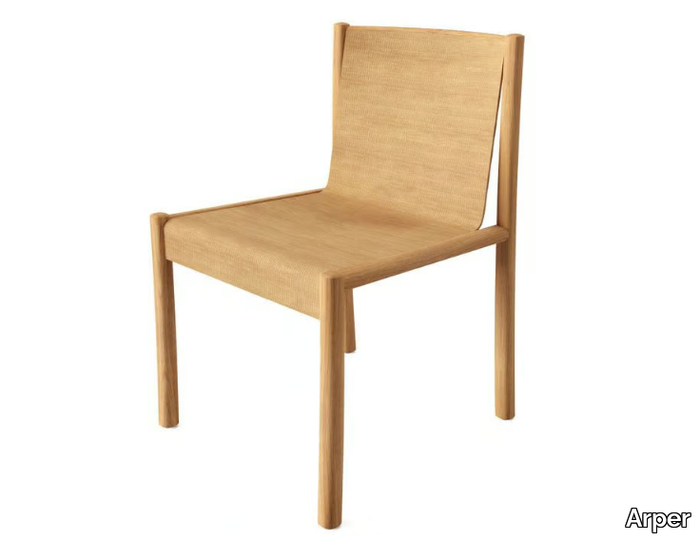 KATA - Wooden chair _ Arper