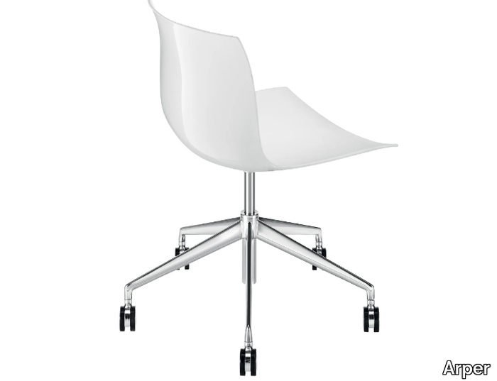 CATIFA 53 - Swivel chair with 5-spoke base _ Arper