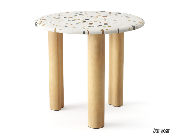 GHIA - Round MDF high side table _ Arper