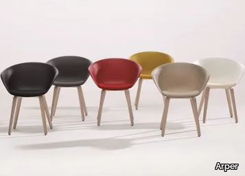 DUNA 02 - Ergonomic polypropylene chair _ Arper