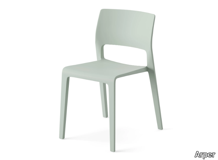 JUNO 02 - Polypropylene garden chair _ Arper