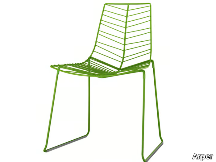 LEAF - Steel chair _ Arper