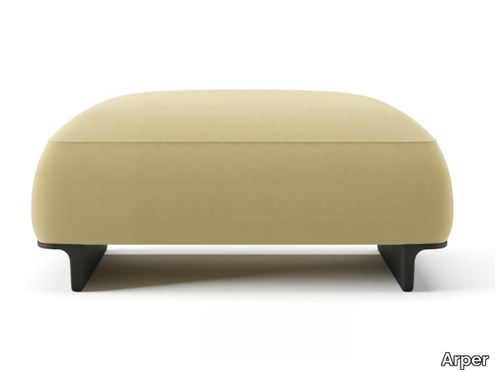 RALIK - Square fabric pouf _ Arper