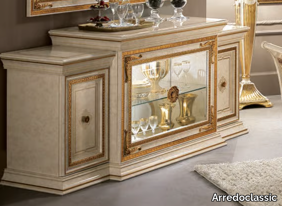 LEONARDO - Wooden sideboard with doors _ Arredoclassic