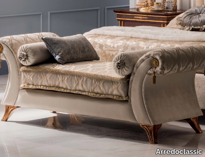 VITTORIA - MODIGLIANI - Upholstered fabric bench _ Arredoclassic